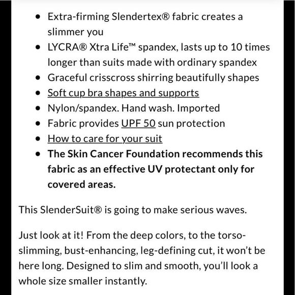 Land’s End Plus Regular size Slenderize wrap control one piece swimsuit Various - Picture 7 of 11